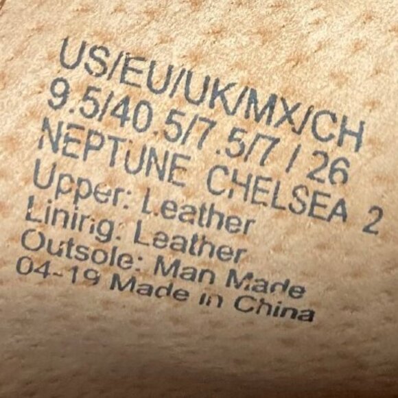 Kenneth Cole Gentle Souls Chelsea Booties NEW Perforated Tan Leather Zipper, 9.5 - Picture 10 of 10